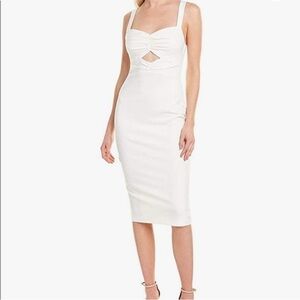 NWT Likely white midi dress